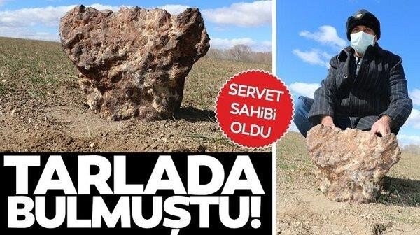 Çorum'lu Çiftçiye Gökten Servet Düştü Çorum'lu Çiftçiye Gökten Servet Düştü